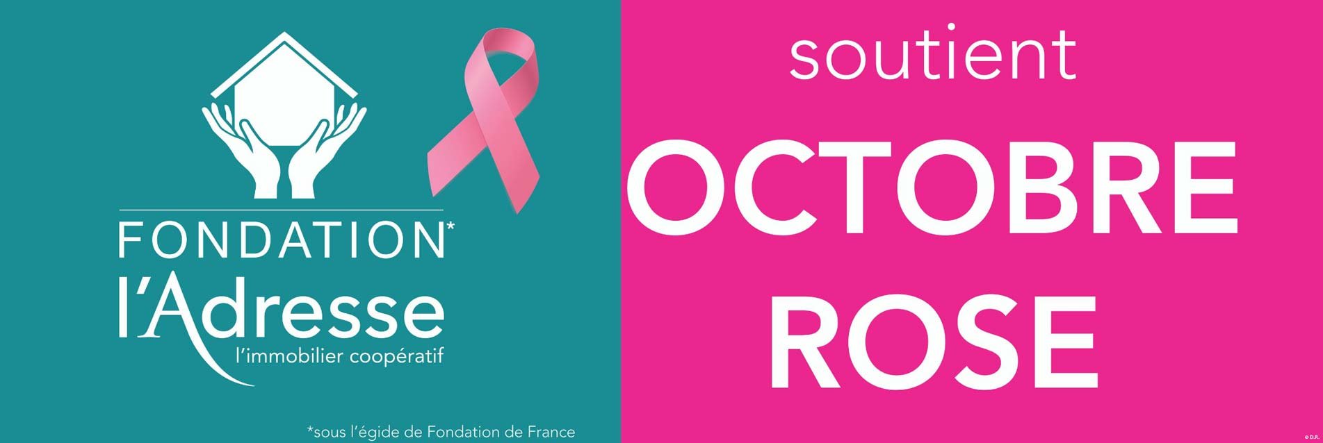 Pour la seconde année consécutive, la Fondation l’Adresse soutient l’association Rose Up pour Octobre Rose