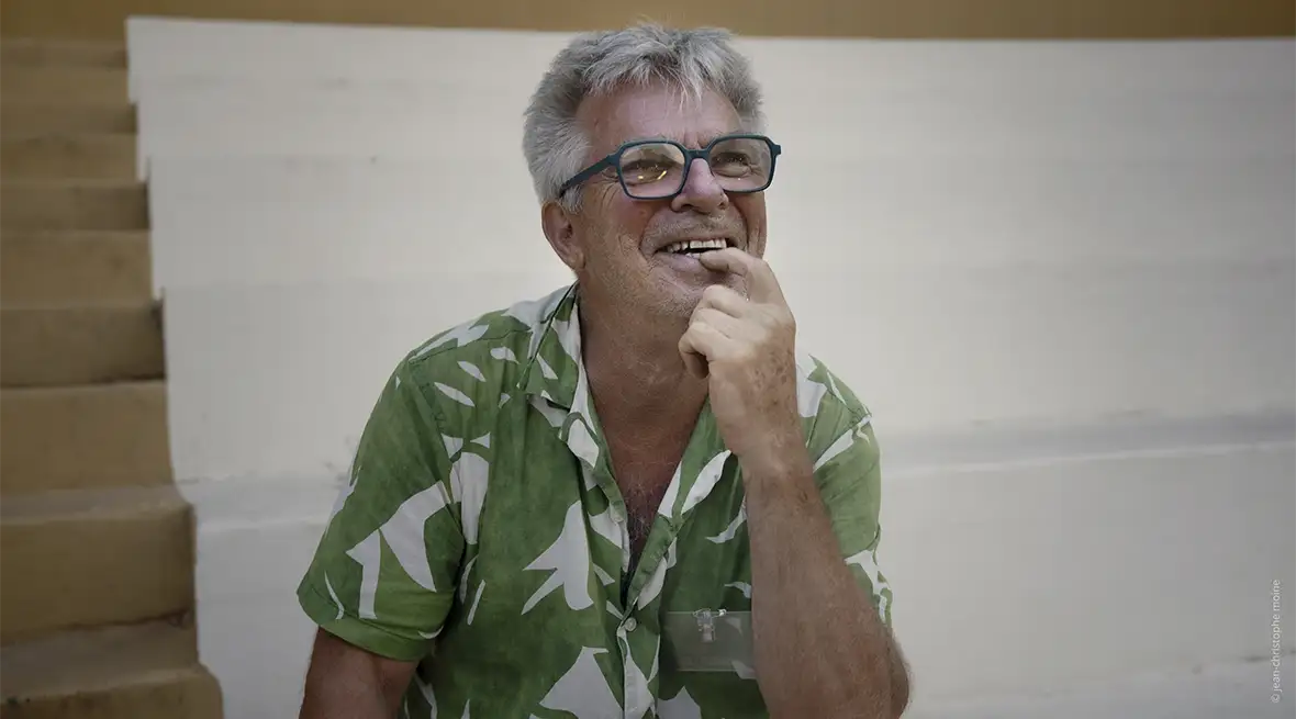 Jacques Perreux, président des ami.es de la Roya, organisateur du festival