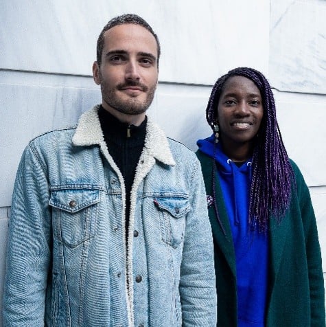 L’autrice Penda Diouf et le metteur en scène Anthony Thibault
