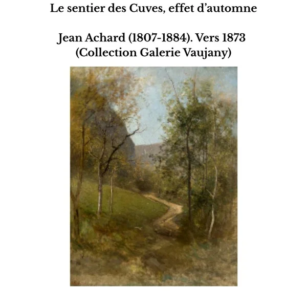 Raymond de Bérenger sentier des Cuves