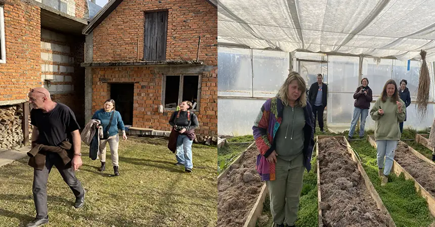 À Nijne Selitche, la coopérative Longo Maï accompagne les familles déplacées : hébergement dans des maisons réhabilitées et formations agricoles pour retrouver un emploi.