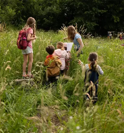 Quelques-uns des participants aux journées « Grandir en lien avec la nature » : 3 ans d’actions