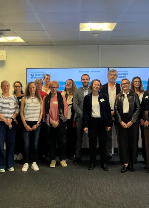Les fondateurs et représentants de fondation des quinze nouvelles fondations abritées à la Fondation de France.