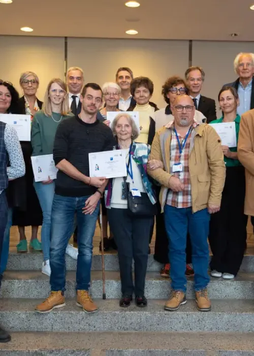 Les lauréats du concours lancé dans le cadre de la Semaine bleue.