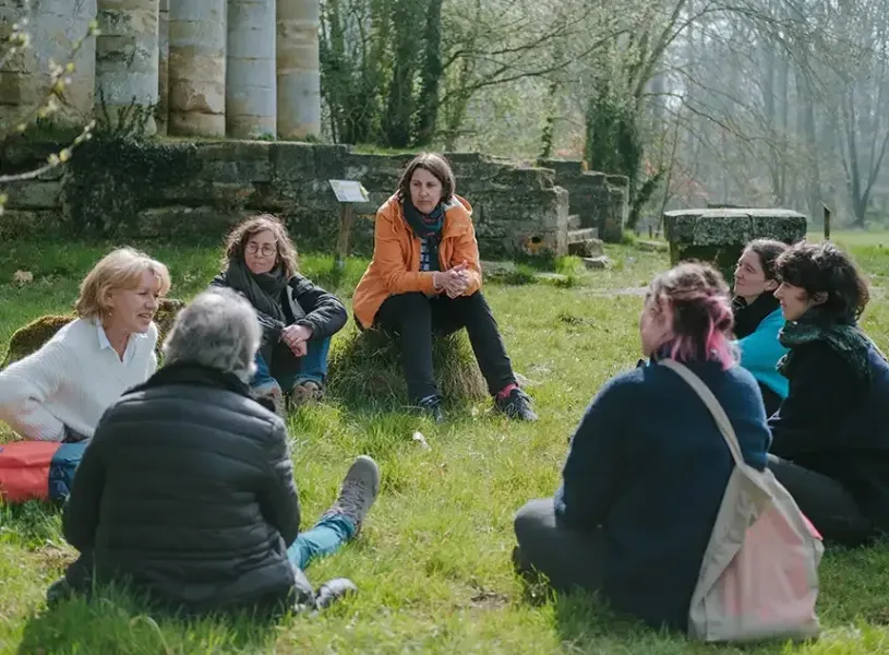 Quelques-uns des participants aux journées « Grandir en lien avec la nature » : 3 ans d’actions