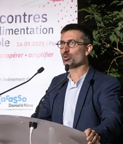 Benoît Mounier, directeur général France de la Fondation Daniel et Nina Carasso.