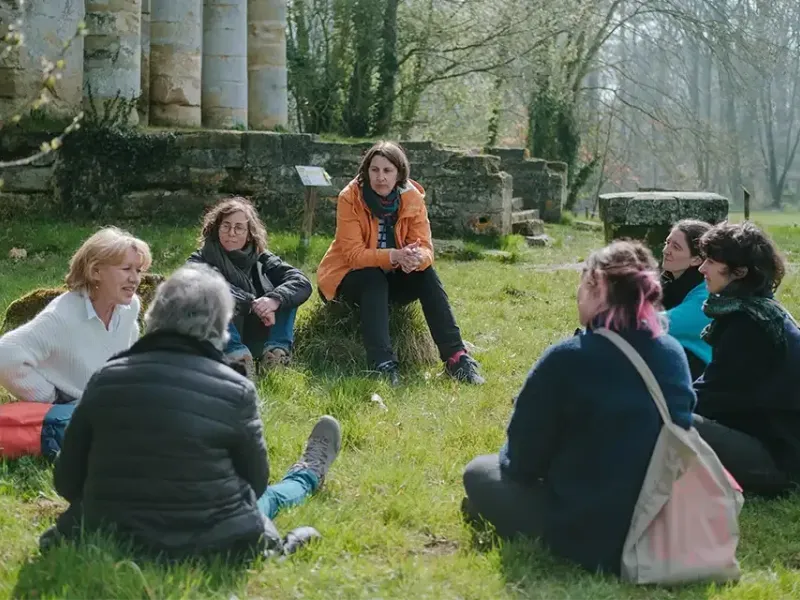 Quelques-uns des participants aux journées « Grandir en lien avec la nature » : 3 ans d’actions