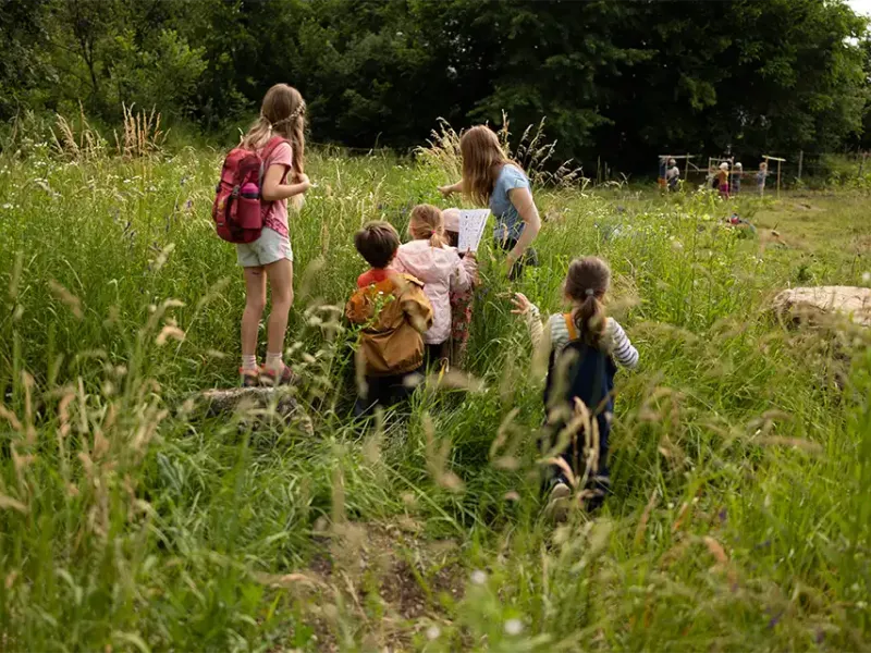 Quelques-uns des participants aux journées « Grandir en lien avec la nature » : 3 ans d’actions